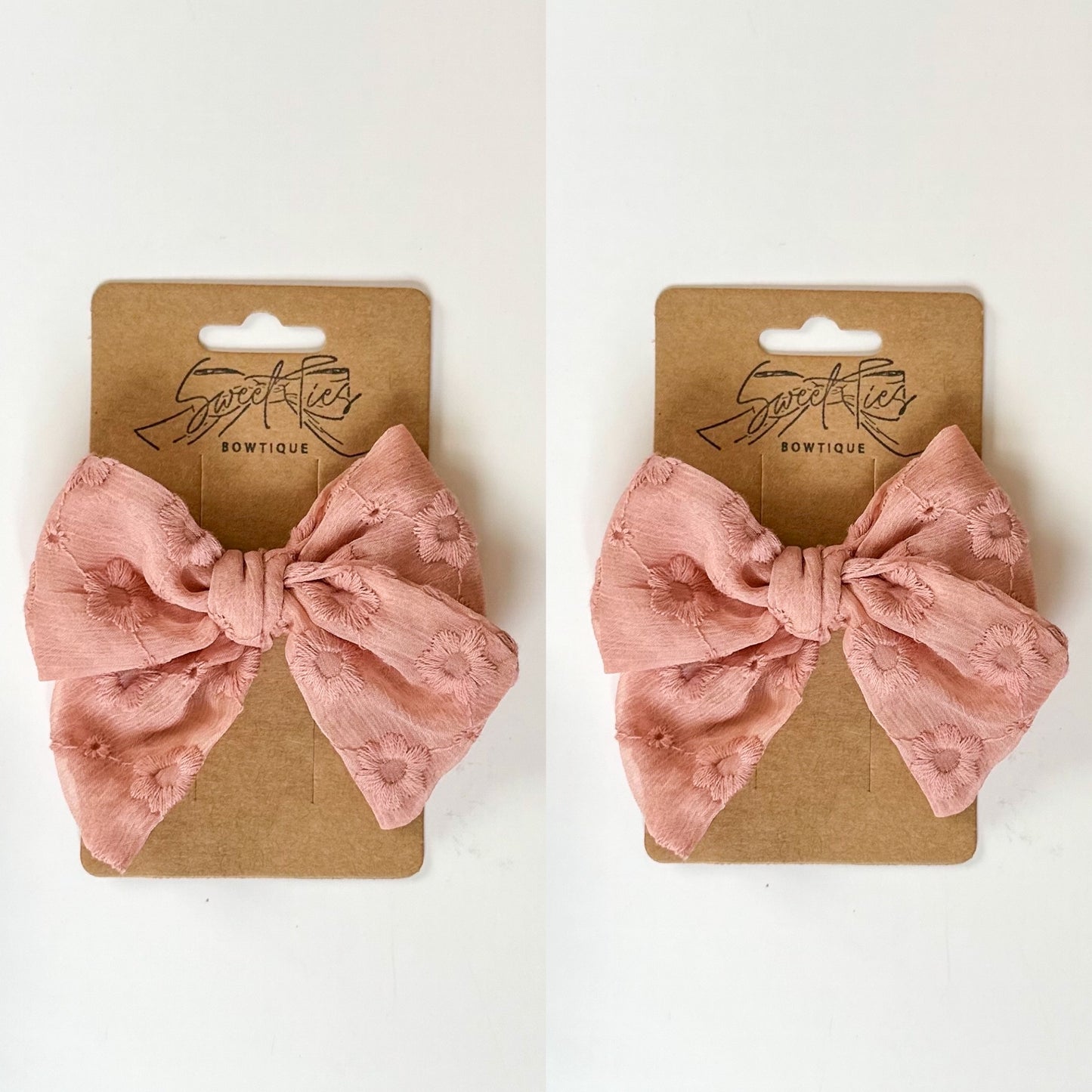 Dusty Rose Eyelet Mesh SweeTie Piggies