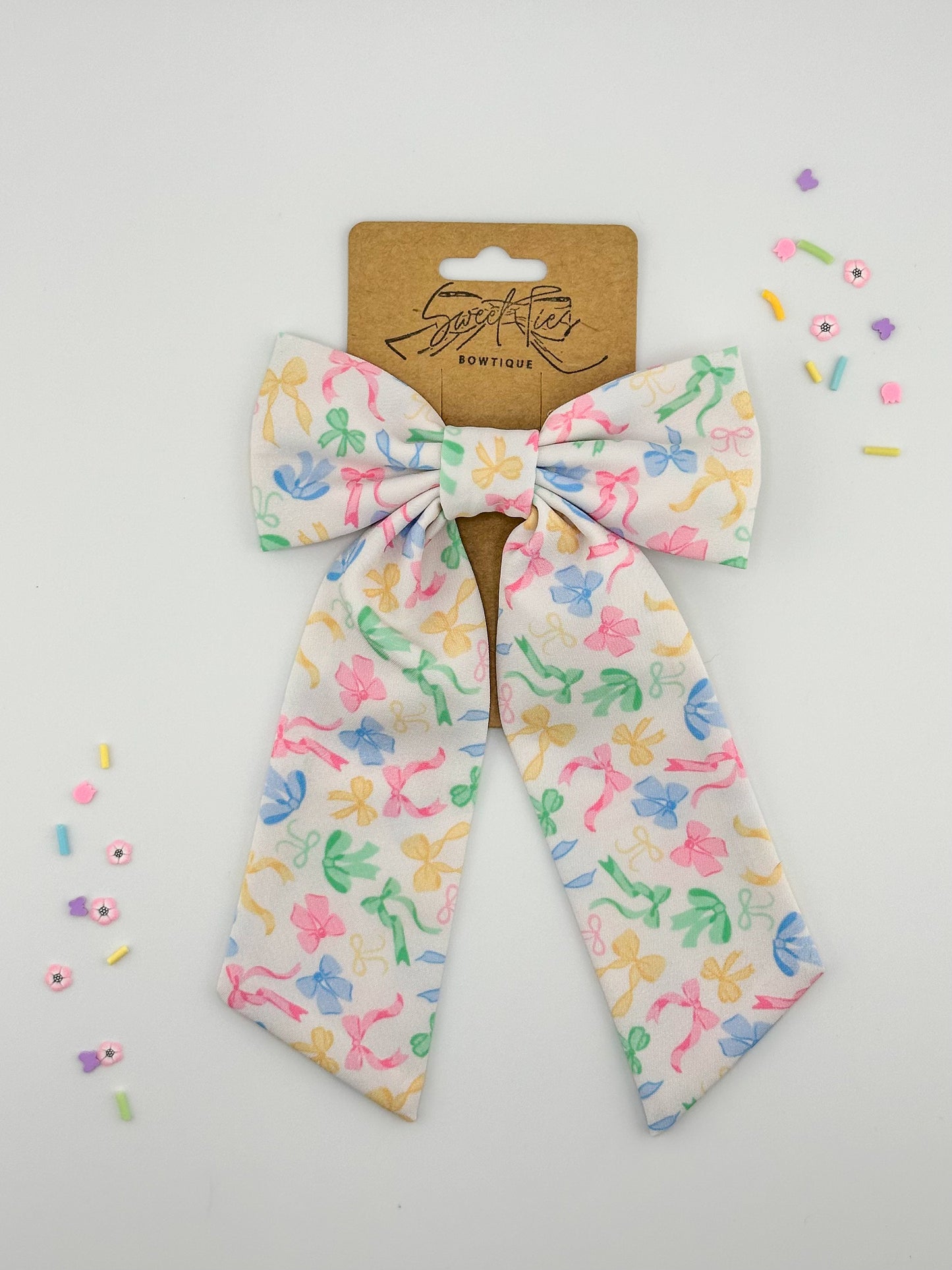 Bows on Bows Long Tail Coquette