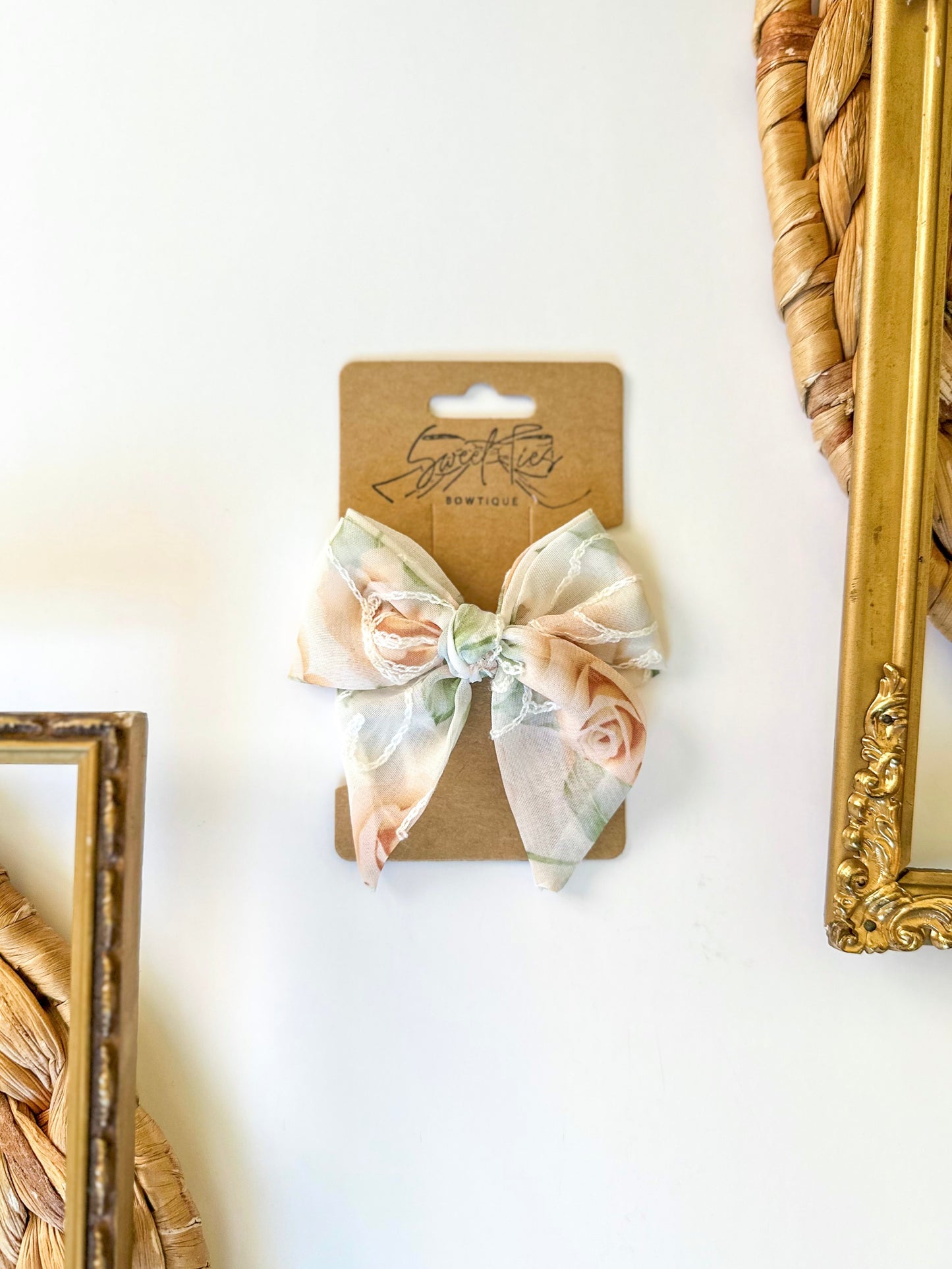 Chiffon Rose SweeTie Bow