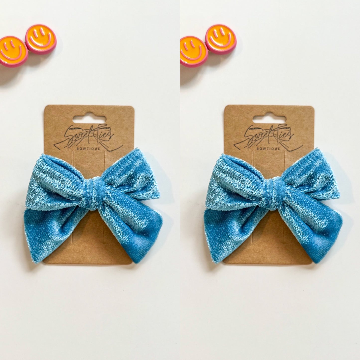 Cool Blue Velvet SweeTie Piggies