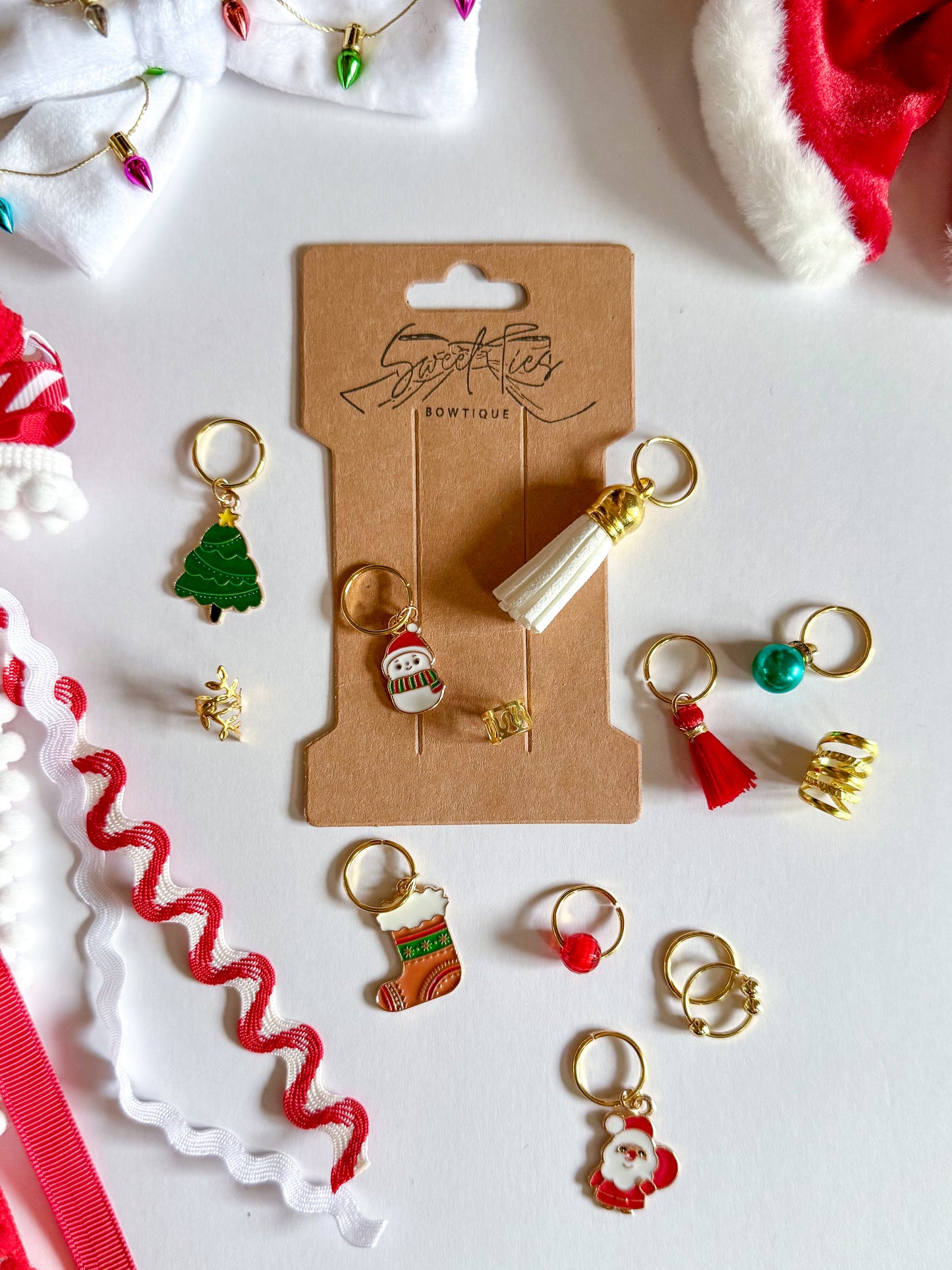 Holly Jolly Hair Charms