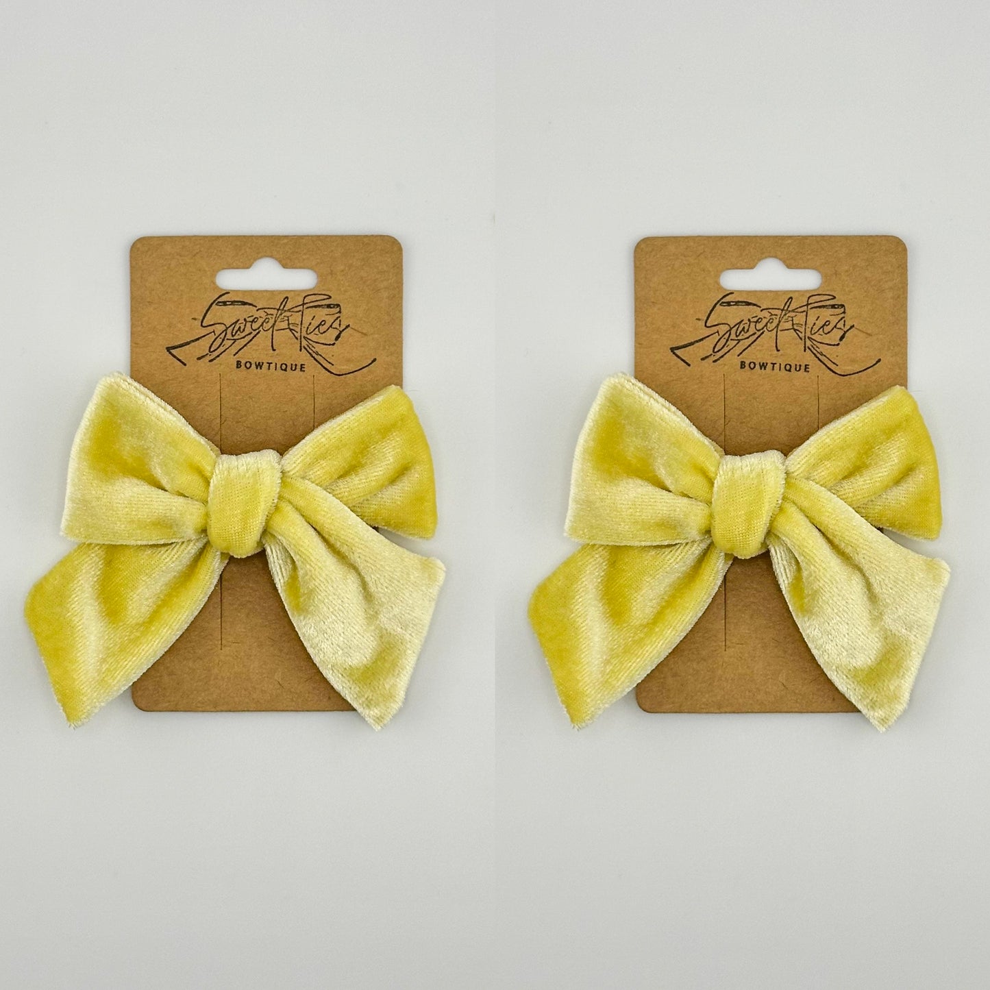 Buttercup Velvet SweeTie Piggies