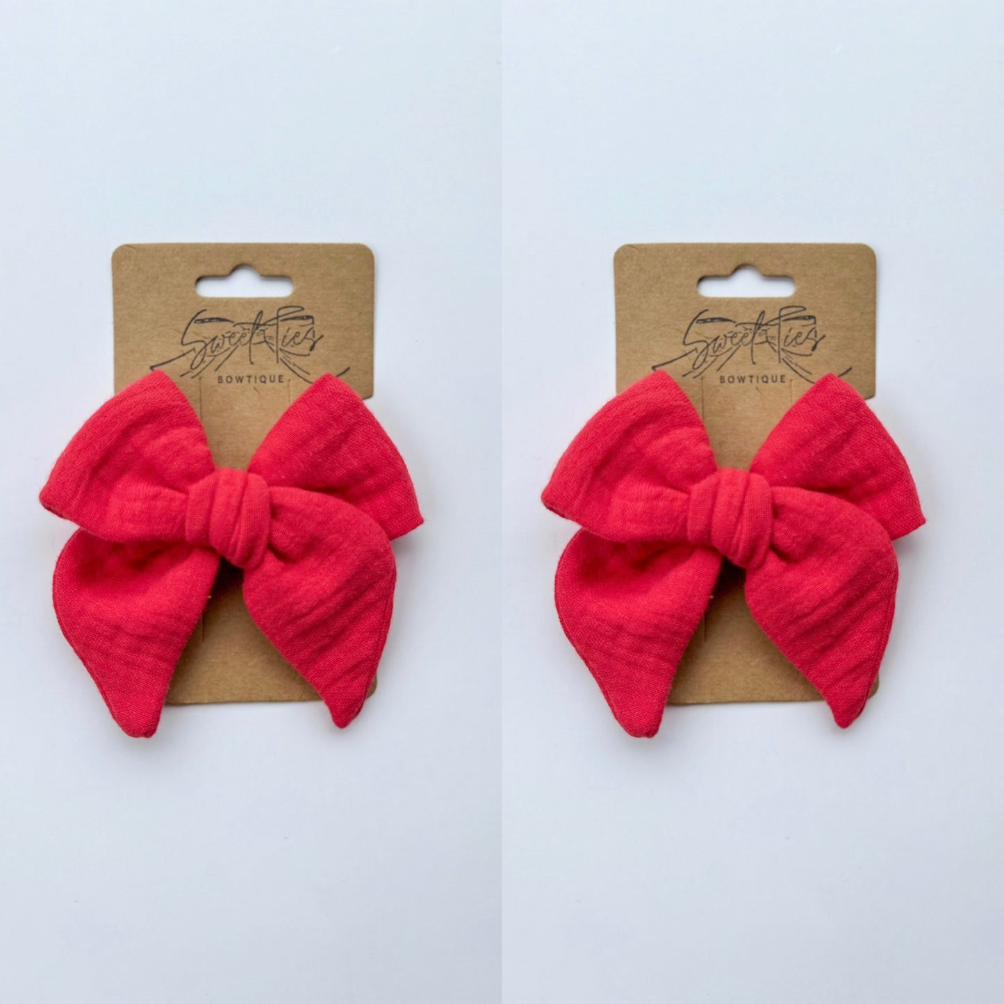 Red Muslin SweeTie Piggies