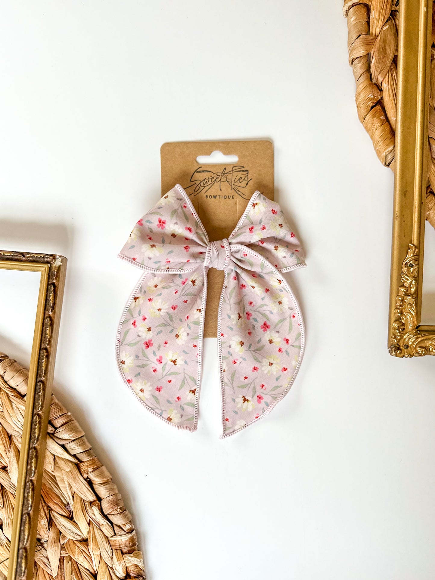 Dainty Floral Fable Bow