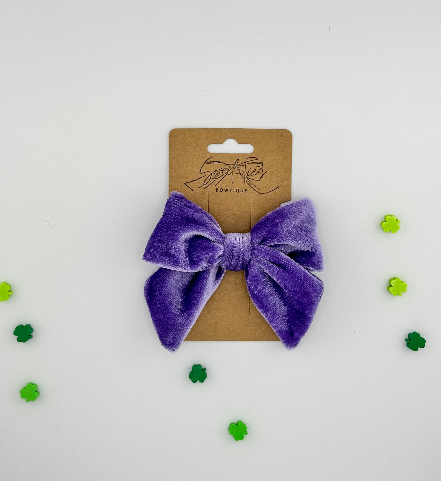 Violet Velvet SweeTie Bow