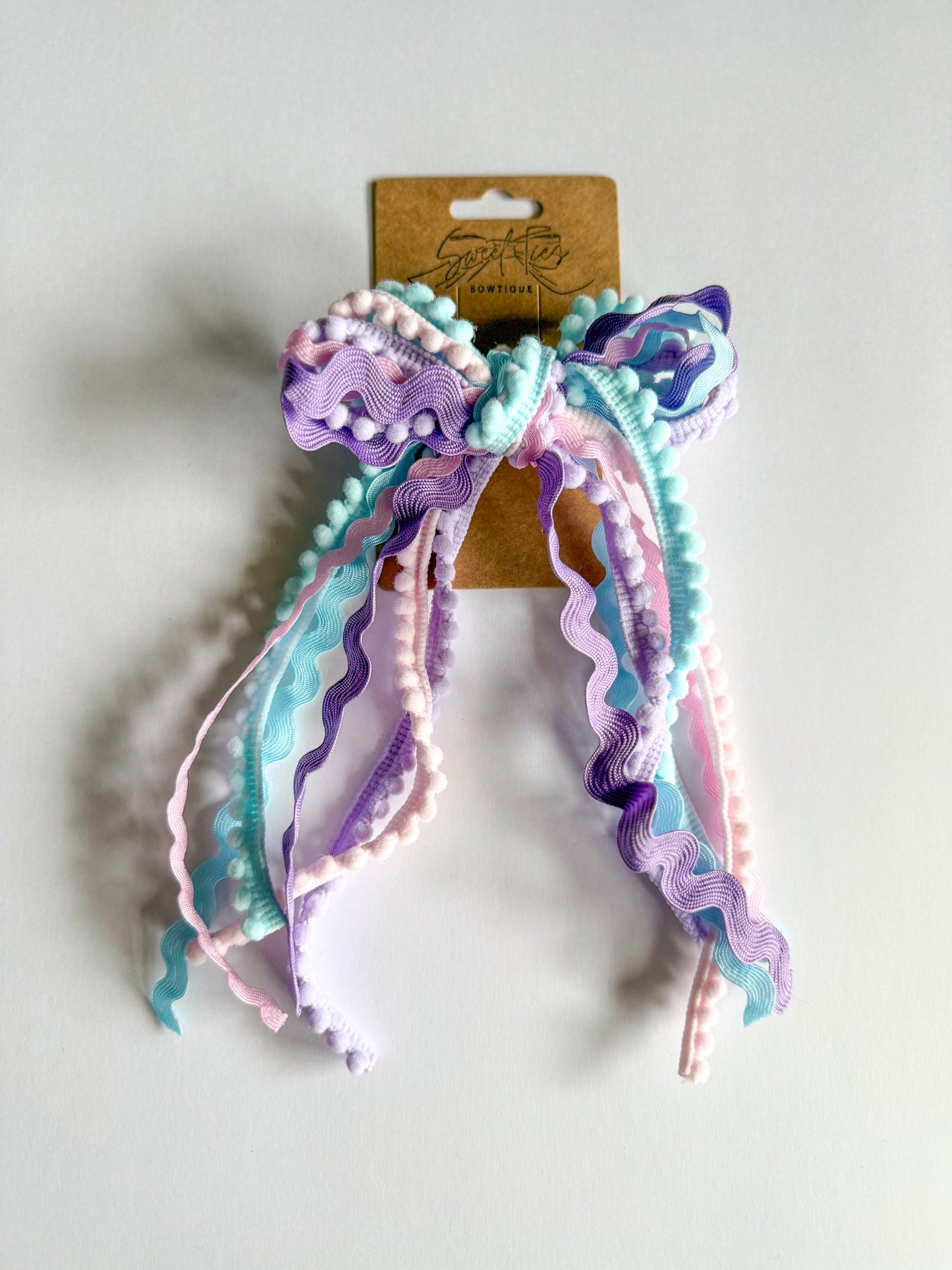 Spring Sprinkle Funky Ribbon Bow
