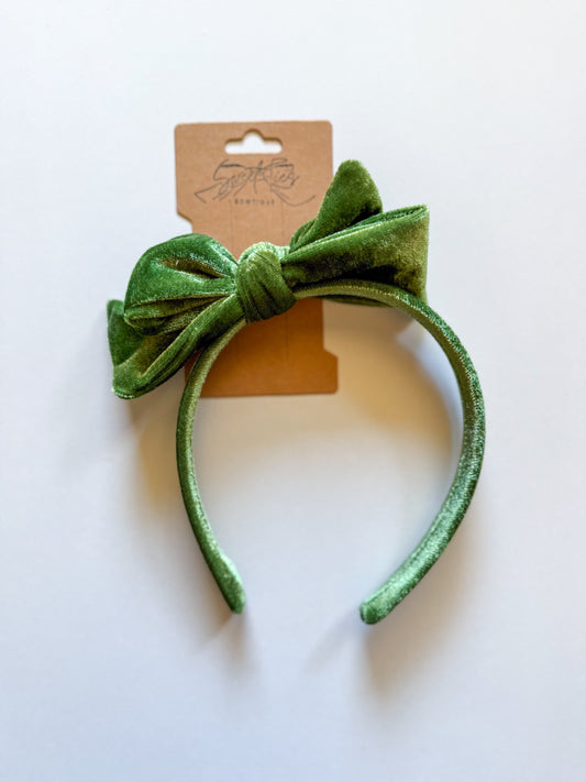Forevergreen Velvet Headband