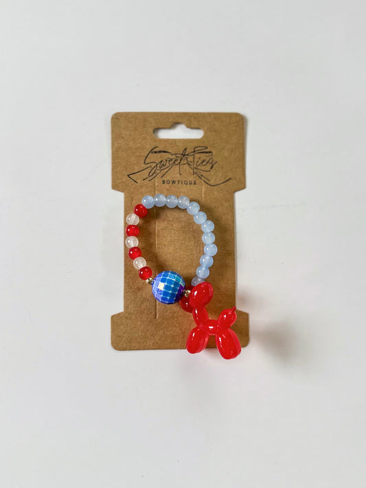 American Balloon Dog Toddler Bracelet