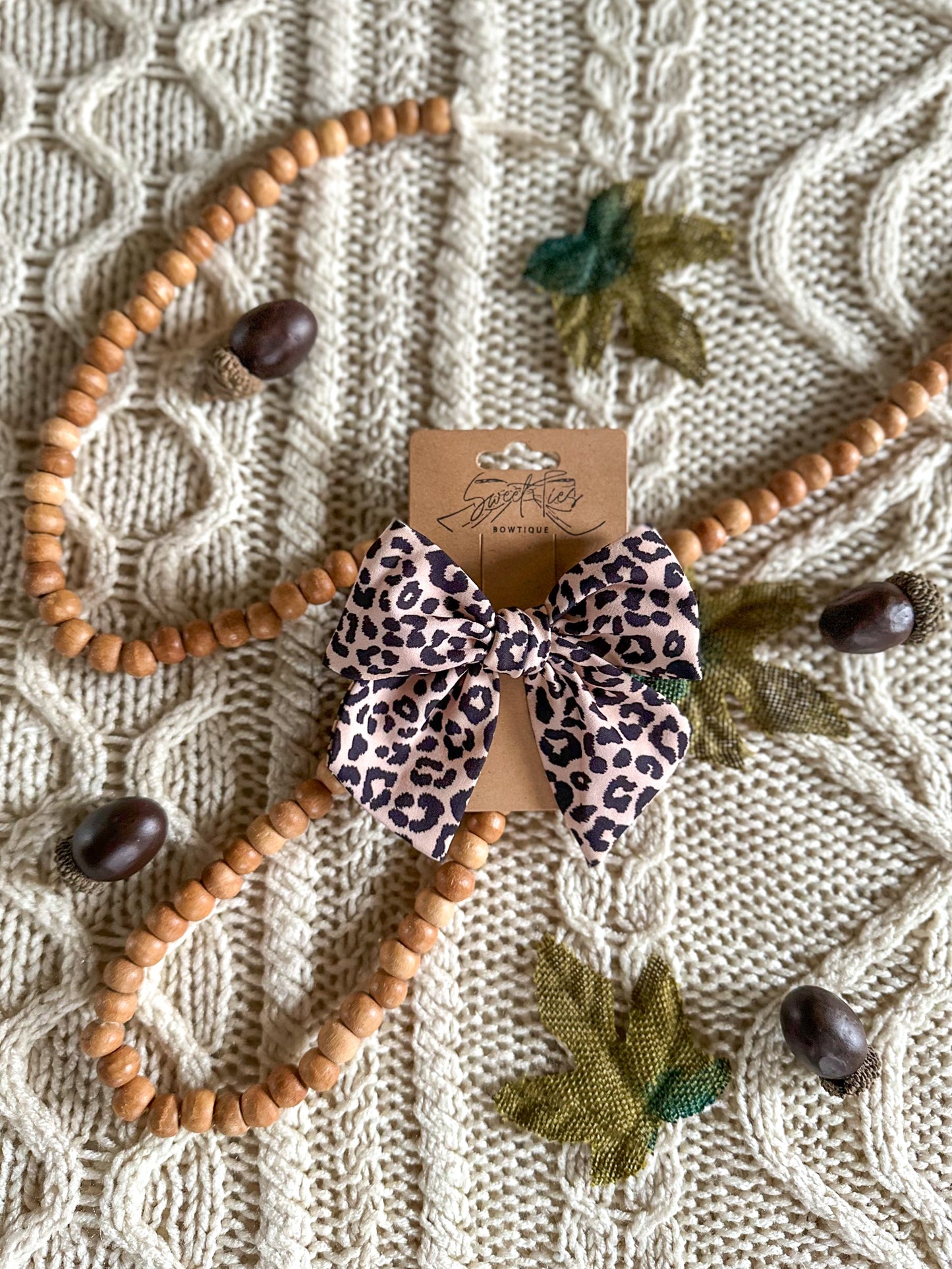 Cheetah Oversized SweeTie Bow