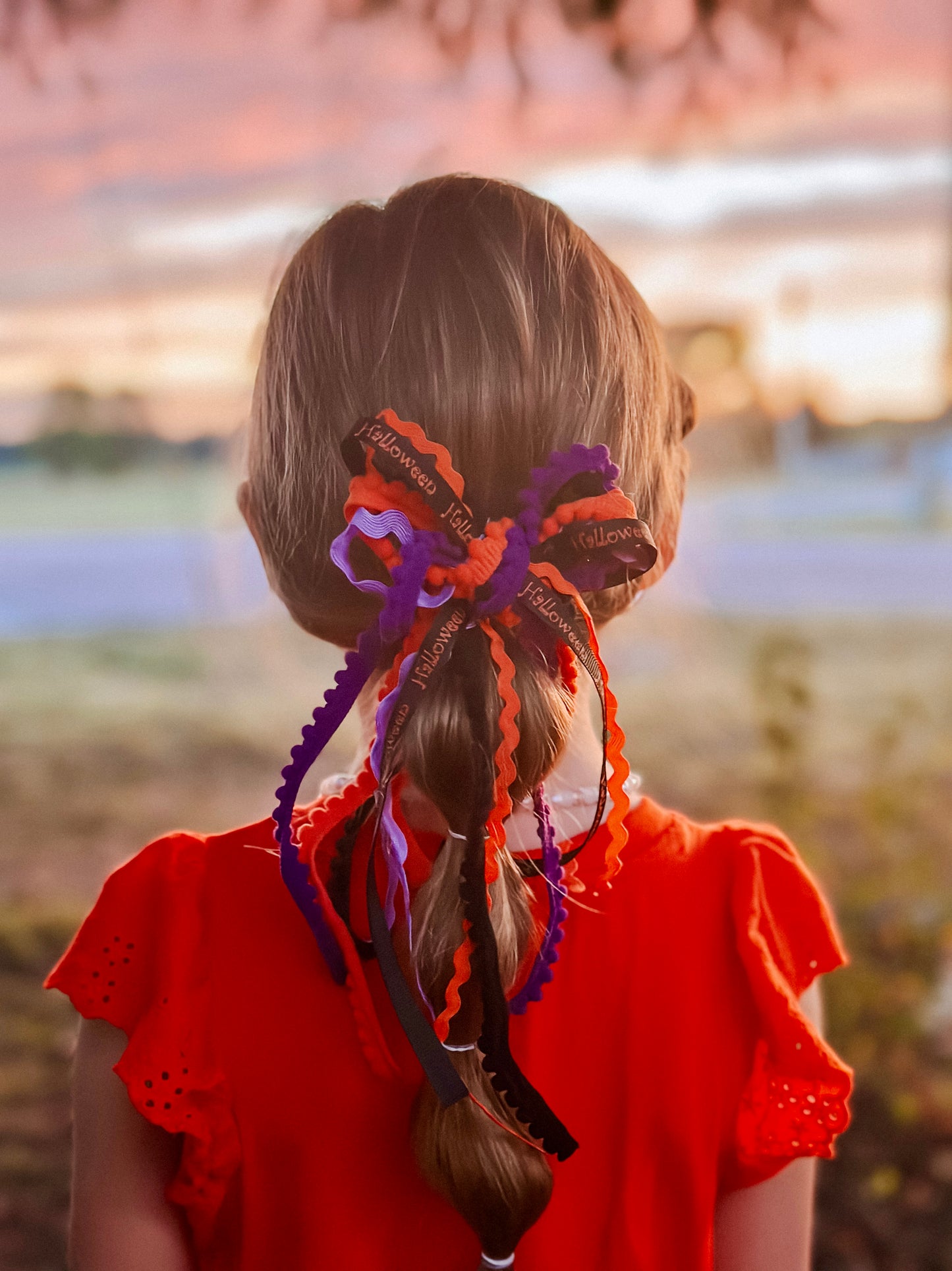 Witchy Whimsy Funky Ribbon Bow