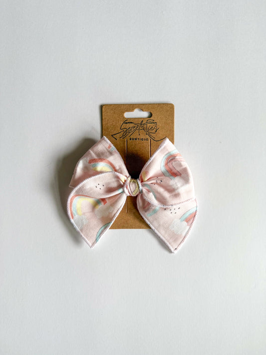 Spring Rainbow Evie Bow
