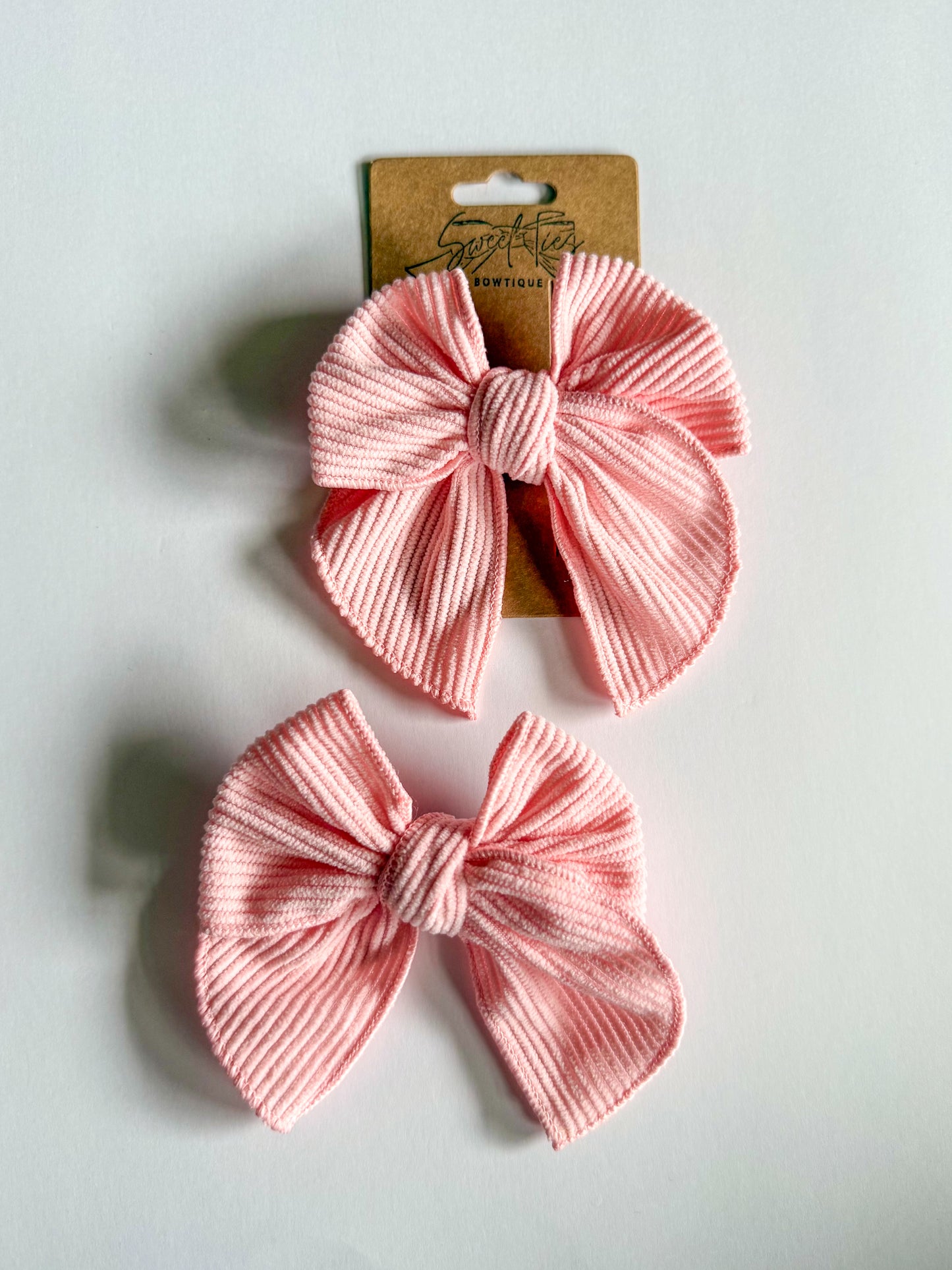 Pink Corduroy Petite Fable Piggies