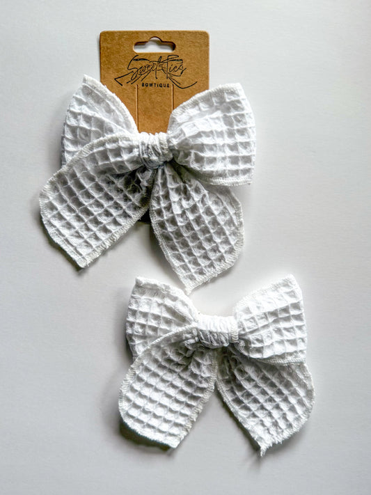 White Waffle Piggies