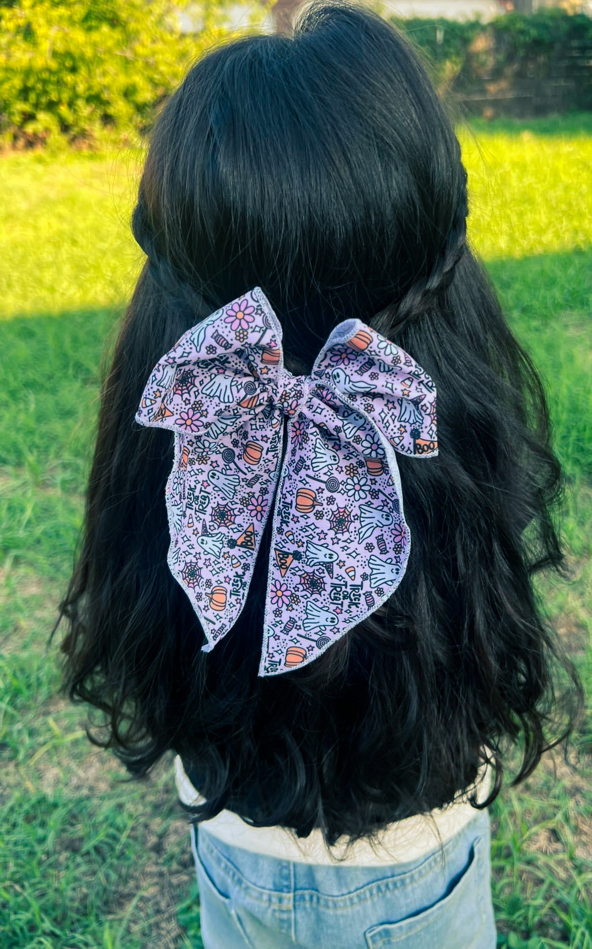 No Tricks Only Treats XL Fable Bow