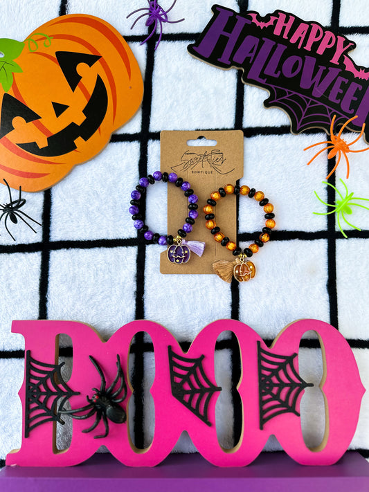 Jack-O-Lantern Youth Bracelet